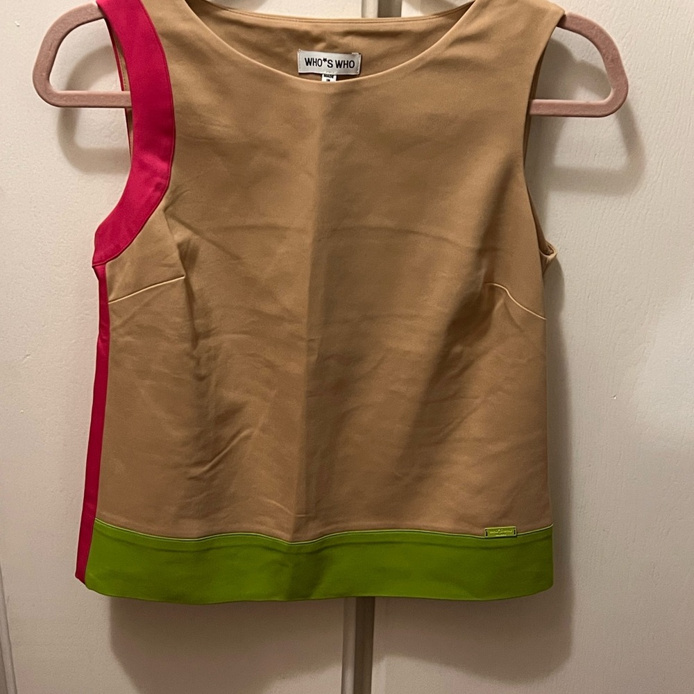 Colorblock Sleeveless Top